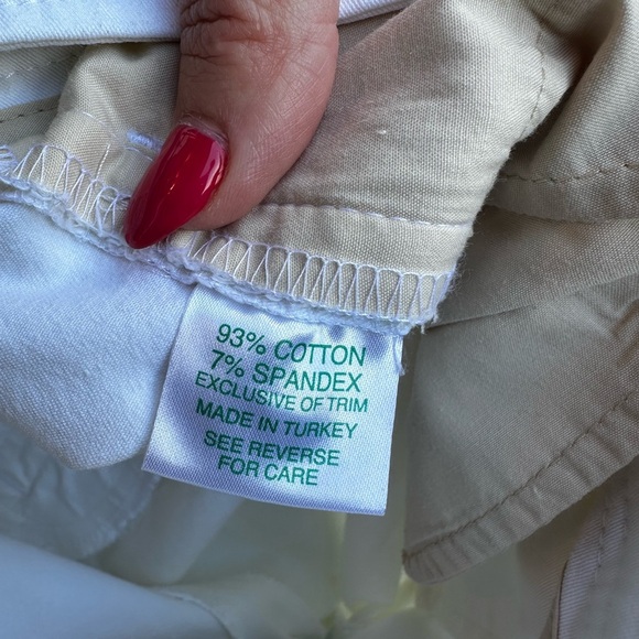 Lilly Pulitzer Women's Wide Leg White Pants Size 14 - Picture 3 of 5